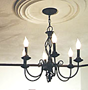 Boston Renovation Design Kitchen Chandalier